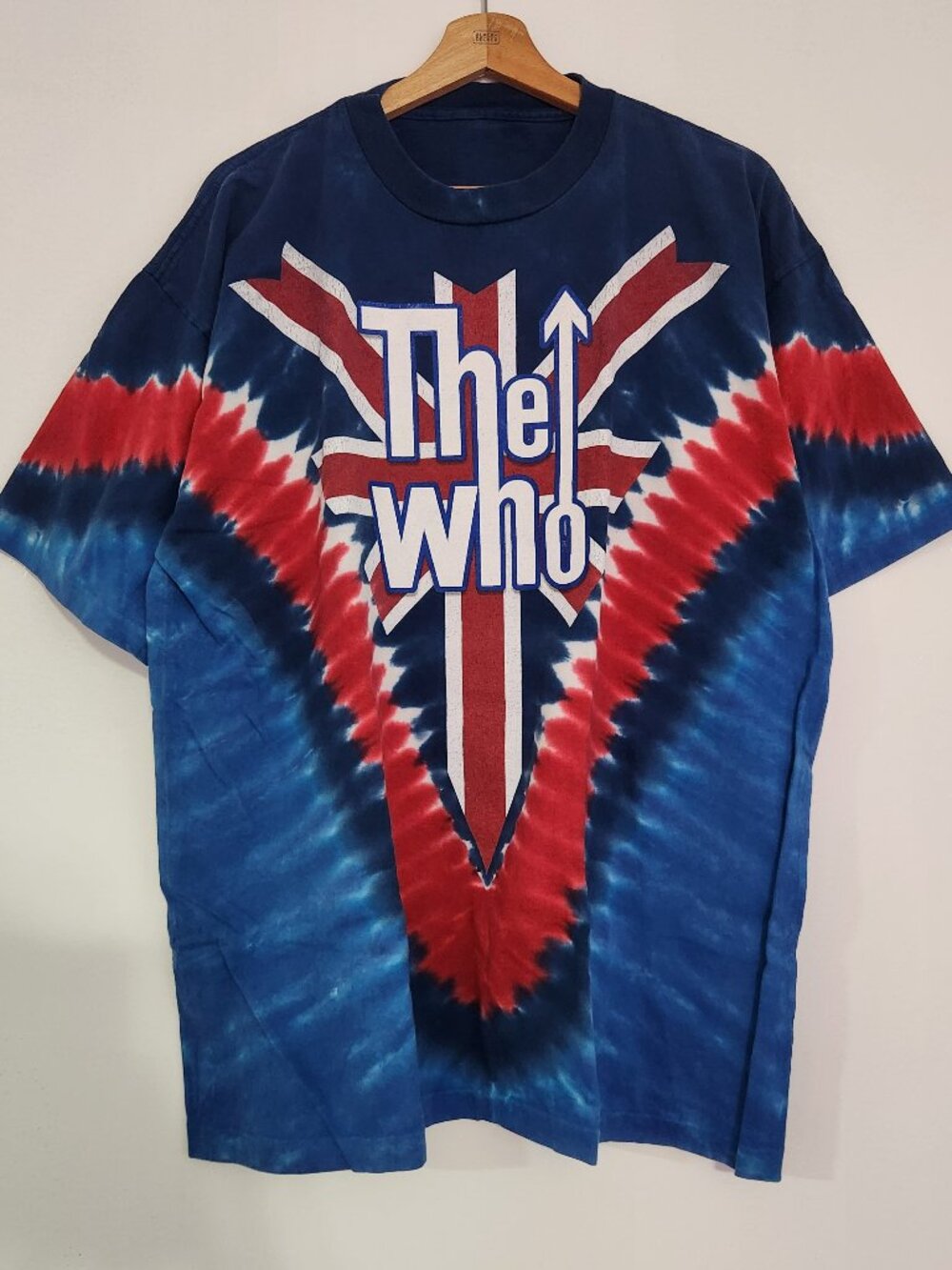 Vintage The Who Band Tee "Long Live Rock" Tour Shirt Tye Dye Men's XL